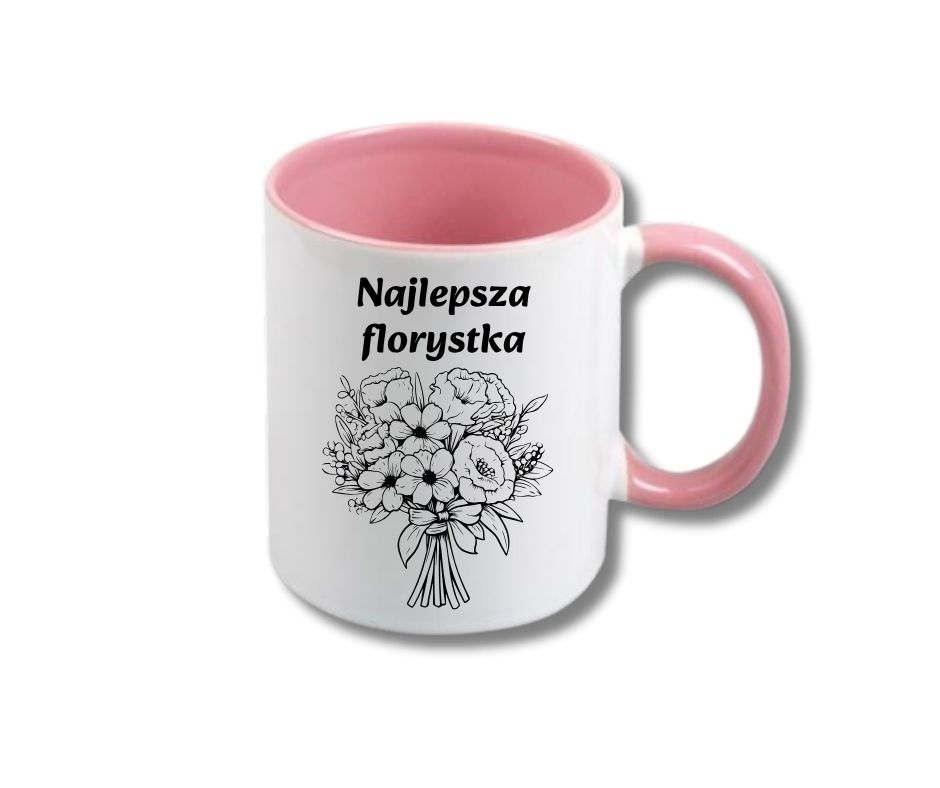 Kubek 330/300ml dla Florystki - obrazek 3