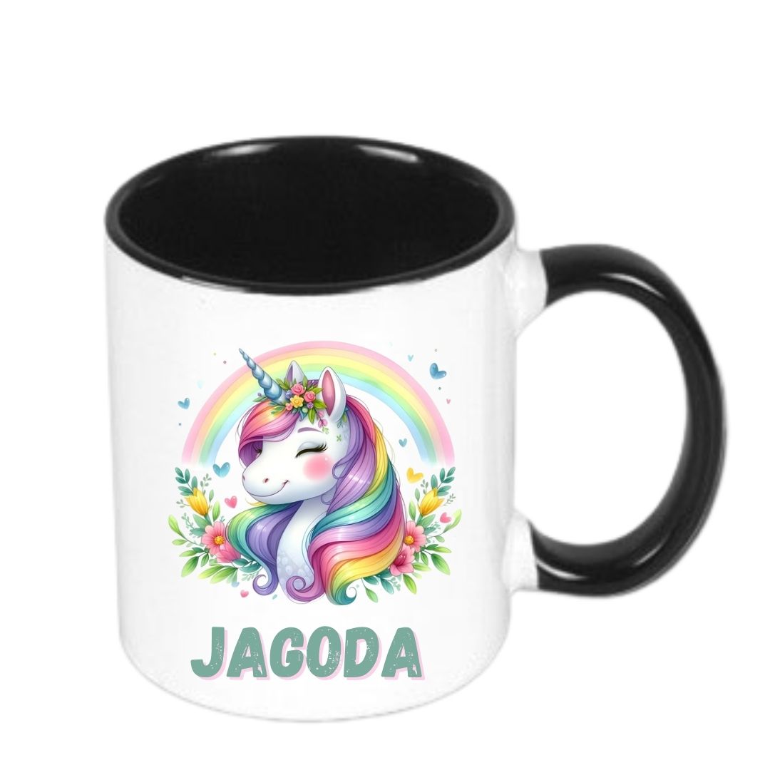 Kubek 330/300ml z Motywem JEDNOROŻCA - obrazek 3