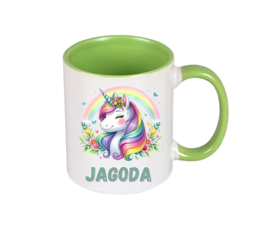 Kubek 330/300ml z Motywem JEDNOROŻCA - obrazek 4