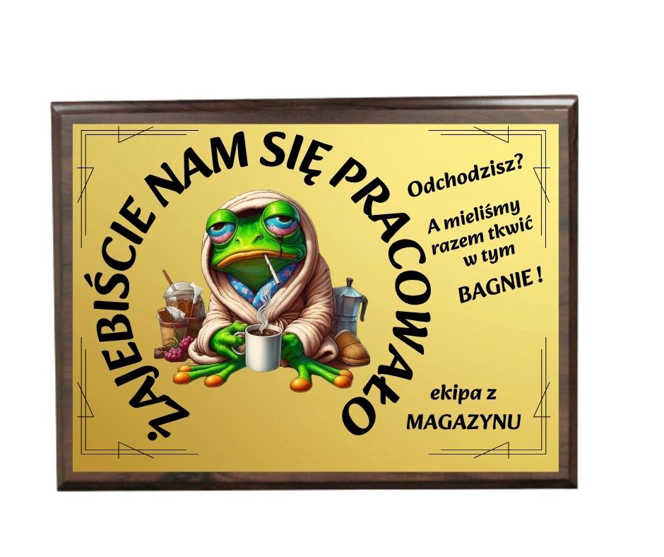 CERTYFIKAT / RYNGRAF / DYPLOM Na Odejście z Pracy - obrazek 2
