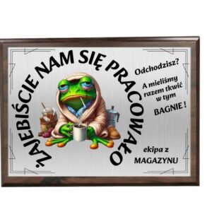 CERTYFIKAT / RYNGRAF / DYPLOM Na Odejście z Pracy