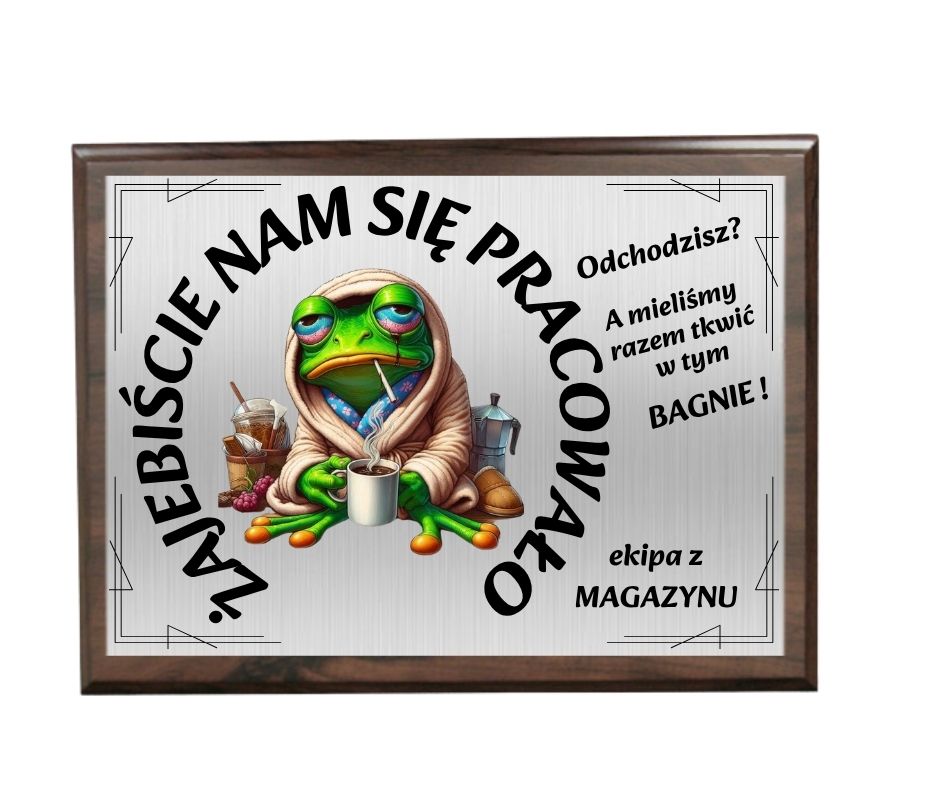 CERTYFIKAT / RYNGRAF / DYPLOM Na Odejście z Pracy