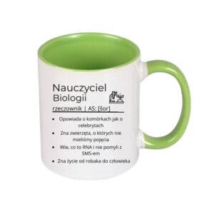 Kubek 330/300ml dla Nauczyciela Bioligii