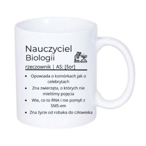 Kubek 330/300ml dla Nauczyciela Bioligii