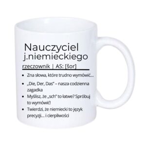 Kubek 330/300ml dla Nauczyciela j.Niemieckiego