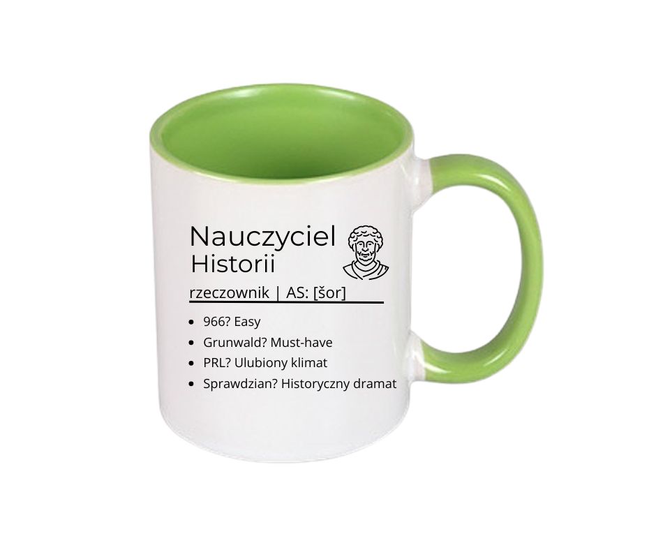 Kubek 330/300ml dla Nauczyciela Historii - obrazek 2