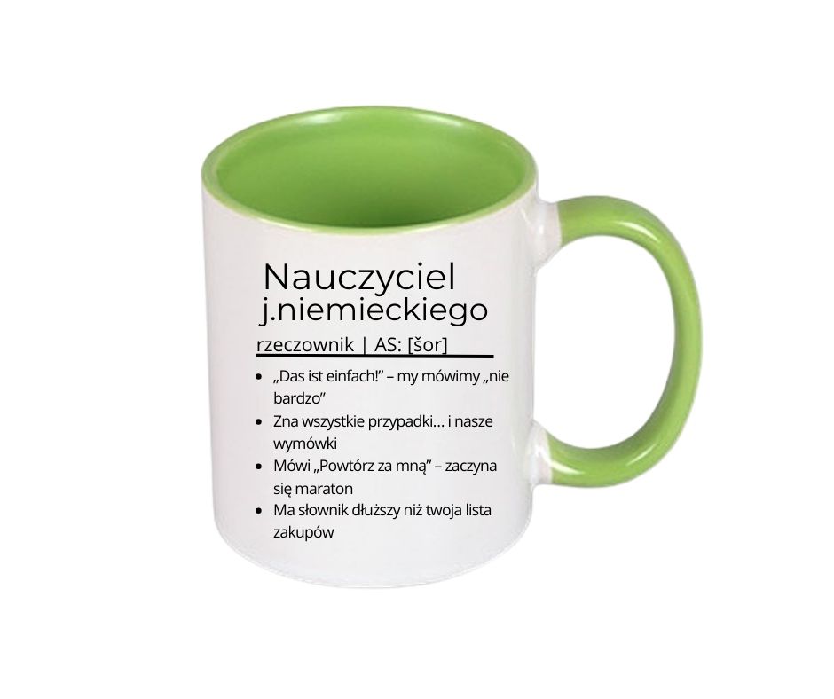 Kubek 330/300ml dla Nauczyciela j.Niemieckiego - obrazek 2