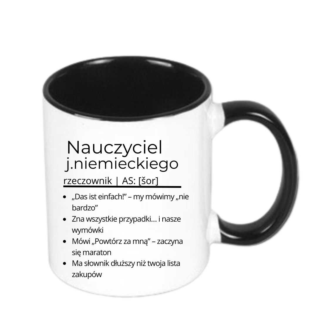Kubek 330/300ml dla Nauczyciela j.Niemieckiego - obrazek 3