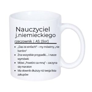 Kubek 330/300ml dla Nauczyciela j.Niemieckiego