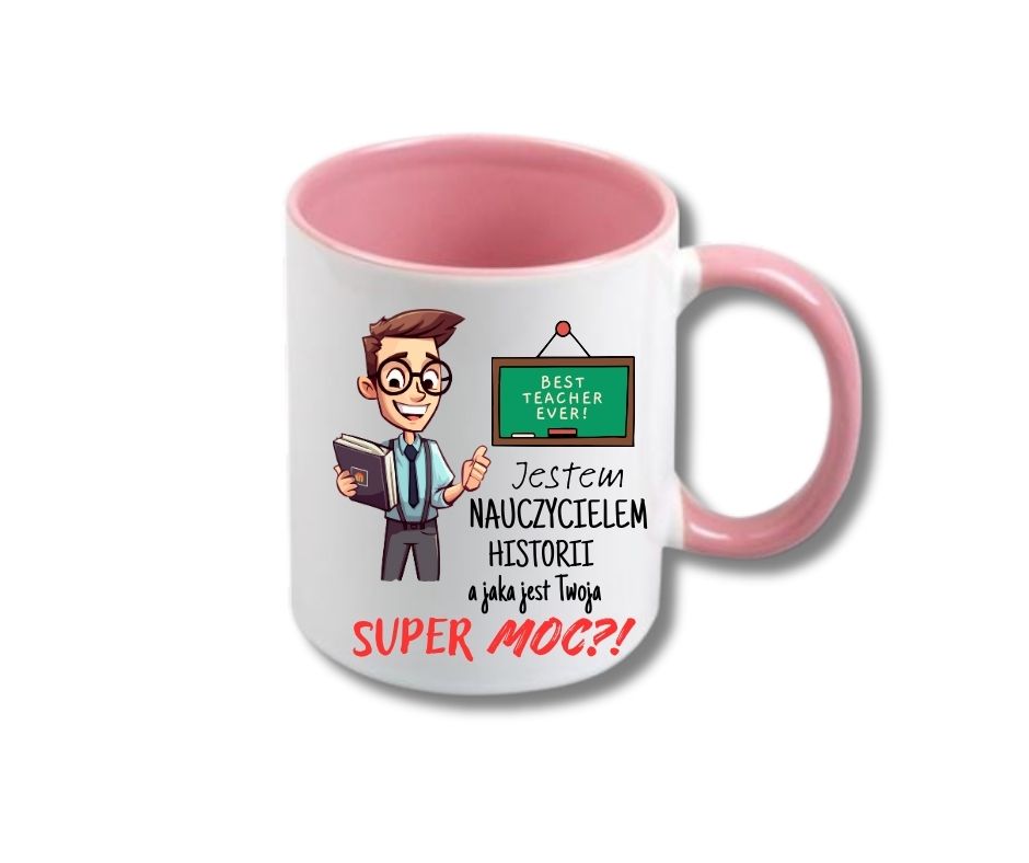Kubek 330/300ml dla Nauczyciela Historii - obrazek 4