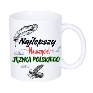 Kubek 330/300ml dla Nauczyciela j.Polskiego