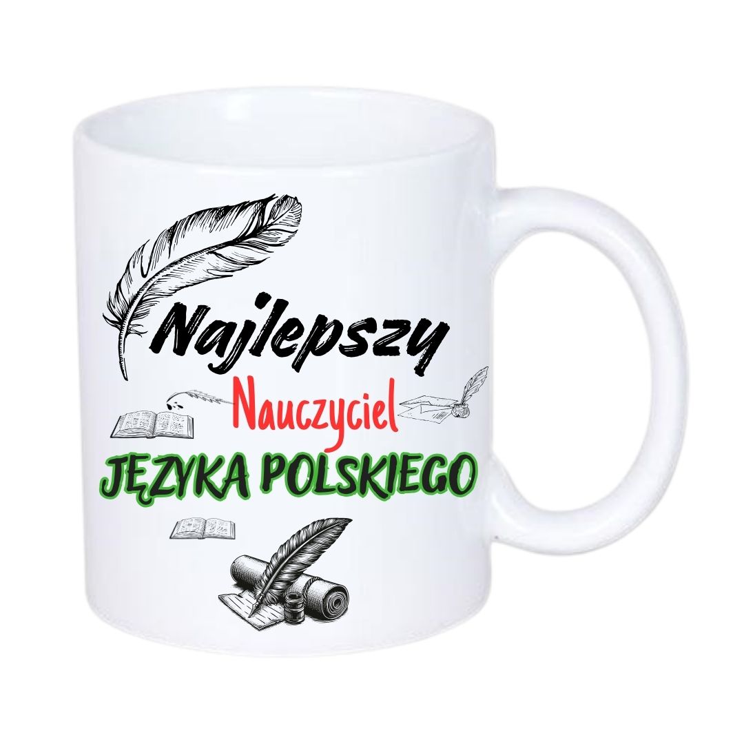 Kubek 330/300ml dla Nauczyciela j.Polskiego