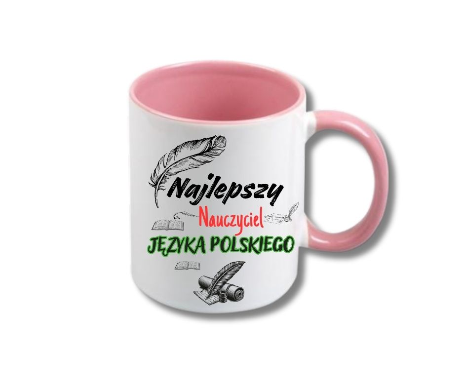 Kubek 330/300ml dla Nauczyciela j.Polskiego - obrazek 2