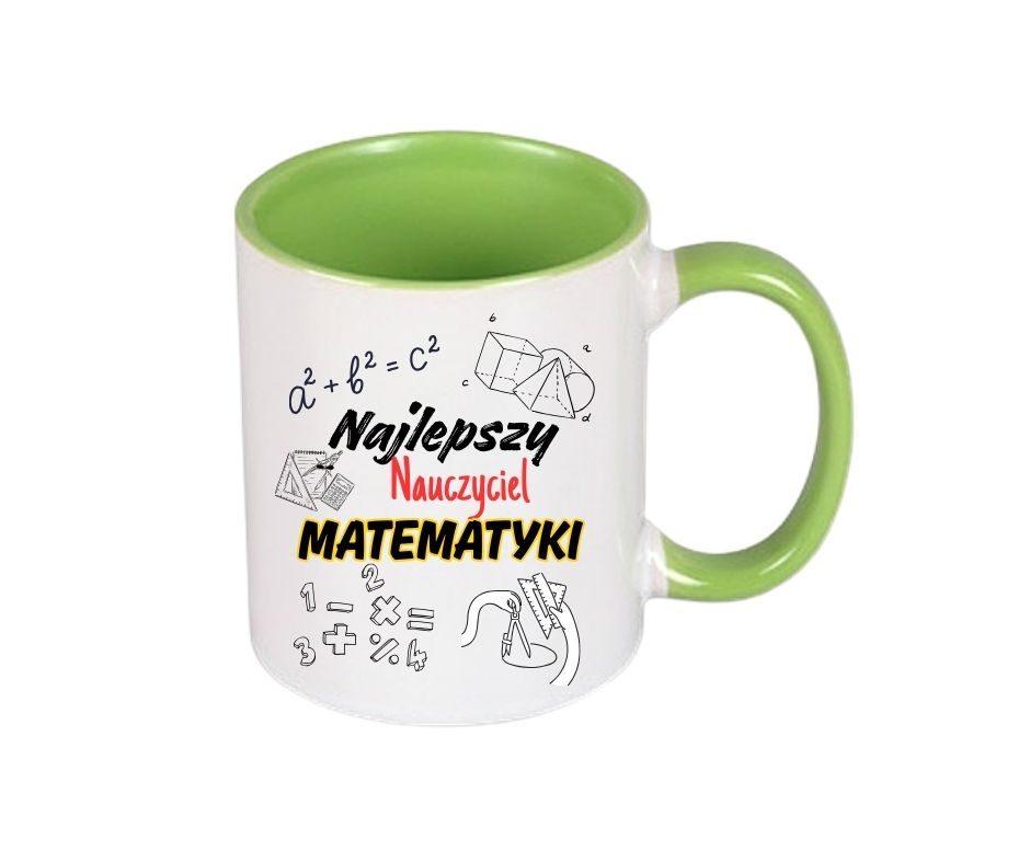 Kubek 330/300ml dla Nauczyciela Matematyki - obrazek 2