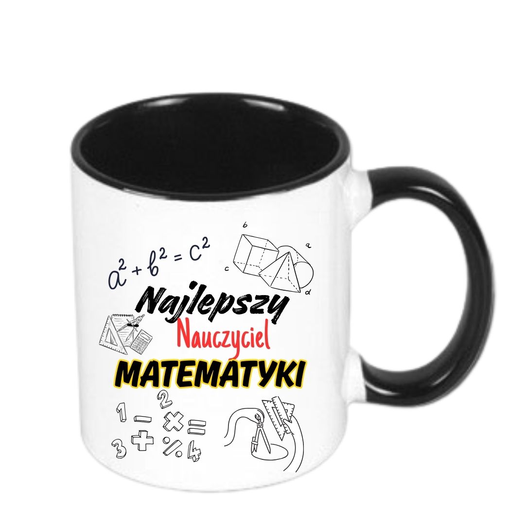 Kubek 330/300ml dla Nauczyciela Matematyki - obrazek 3