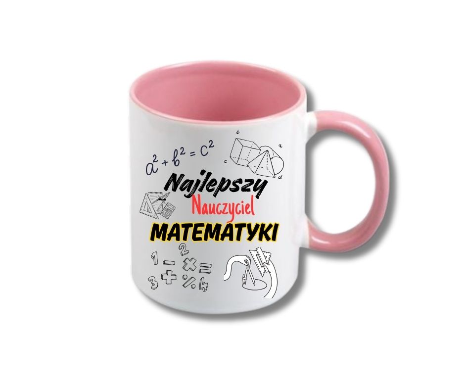 Kubek 330/300ml dla Nauczyciela Matematyki - obrazek 4