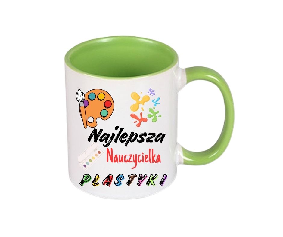 Kubek 330/300ml dla Nauczyciela Plastyki - obrazek 2