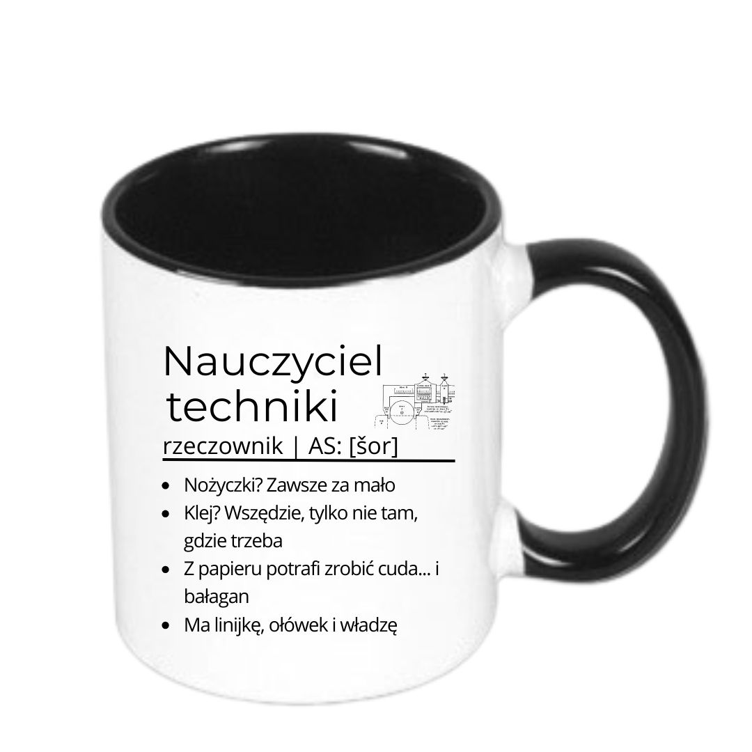 Kubek 330/300ml dla Nauczyciela Techniki - obrazek 3