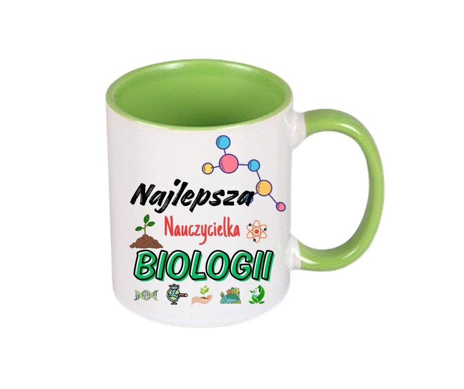 Kubek 330/300ml dla Nauczyciela Biologii - obrazek 2