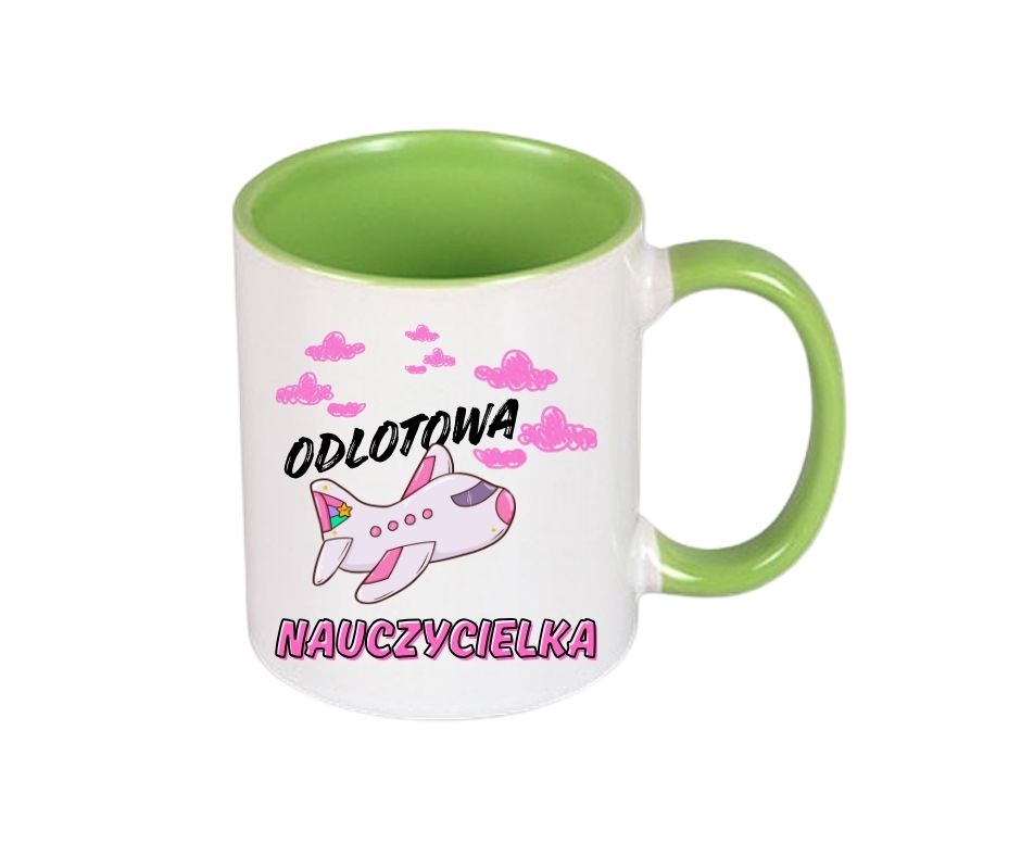 Kubek 330/300ml dla Nauczyciela Odlotowa Nauczycielka - obrazek 2