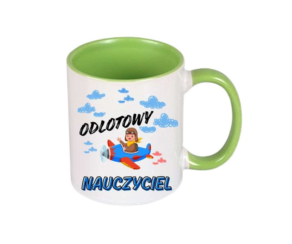 Kubek 330/300ml dla Nauczyciela Odlotowy Nauczyciel - obrazek 2