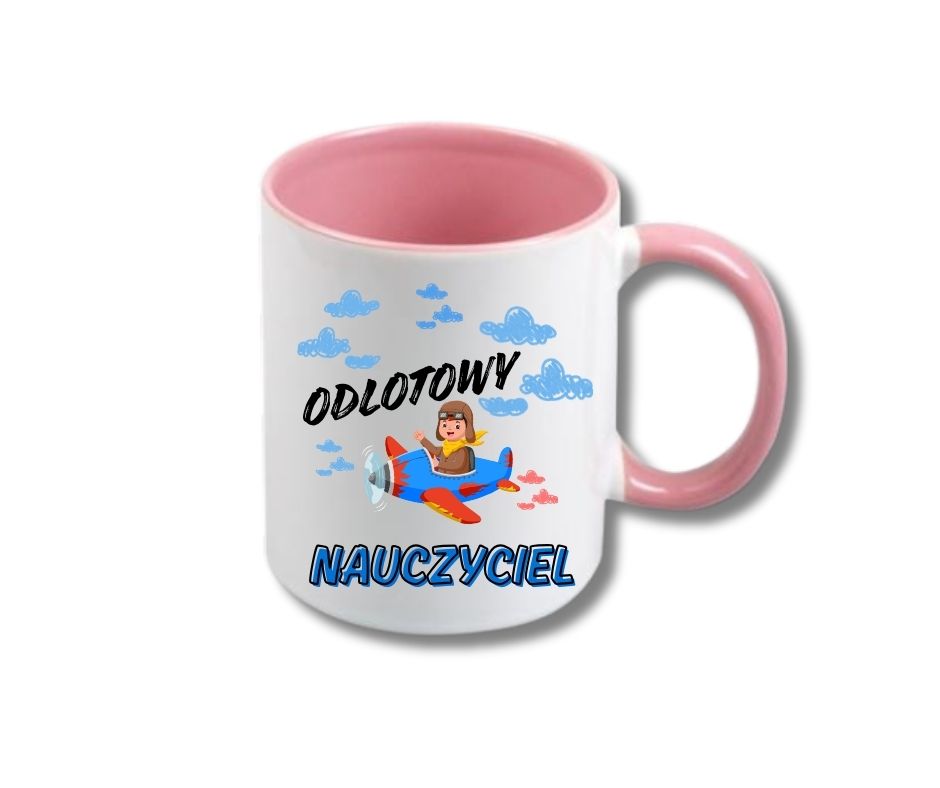 Kubek 330/300ml dla Nauczyciela Odlotowy Nauczyciel - obrazek 4