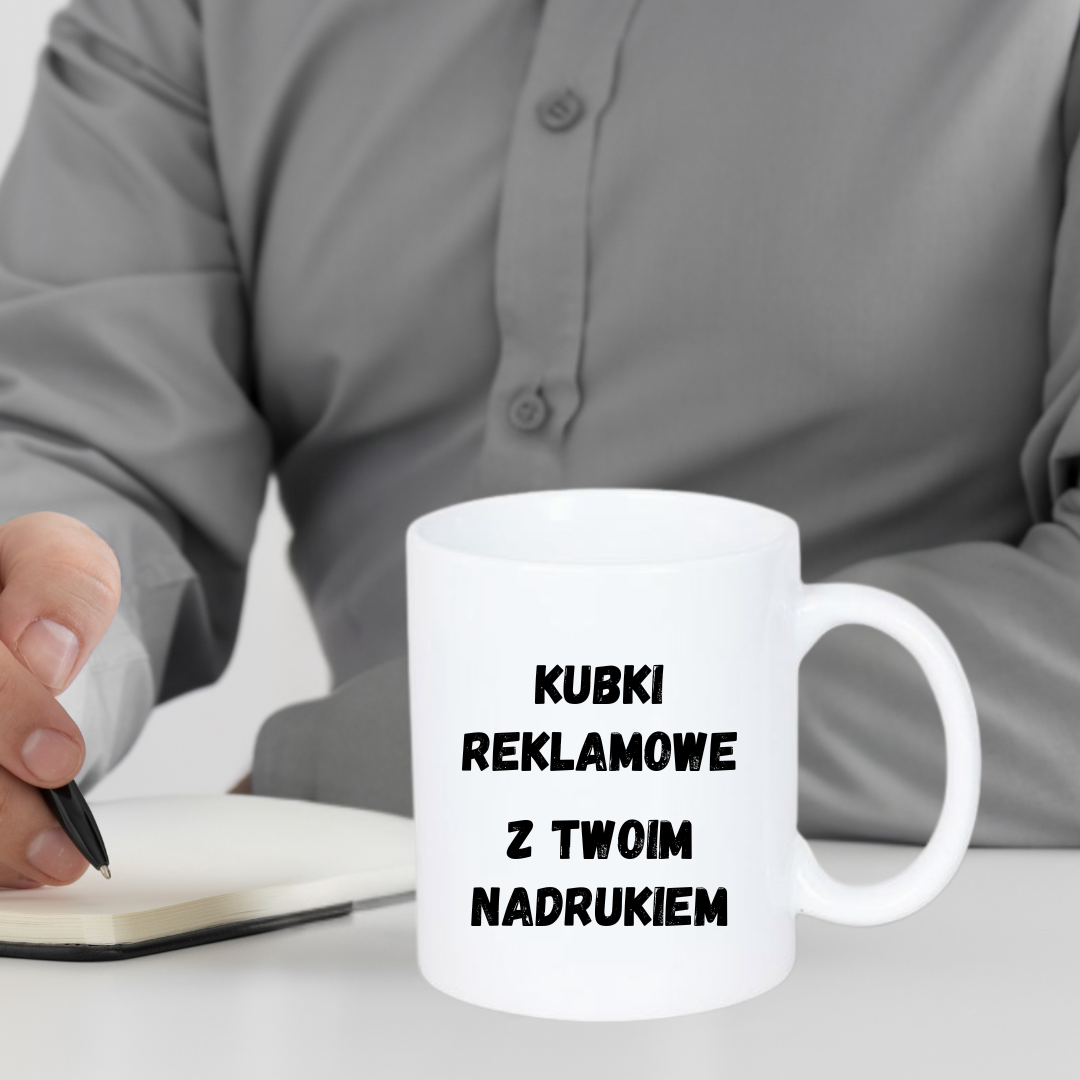 KUBEK REKLAMOWY CLASSIC BIAŁY - 12sztuk