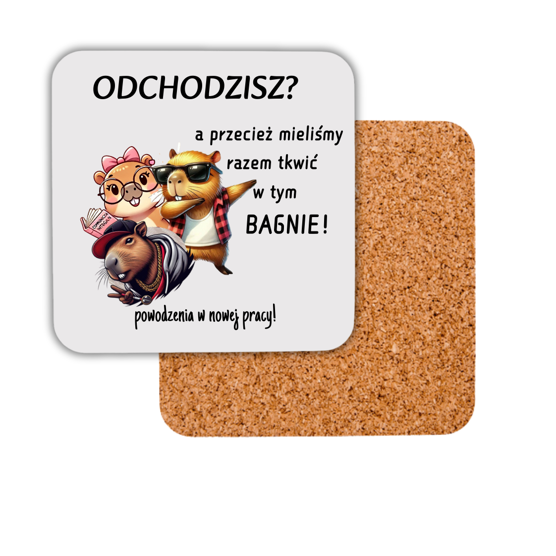 Podkładka pod KUBEK na Odejście z Pracy