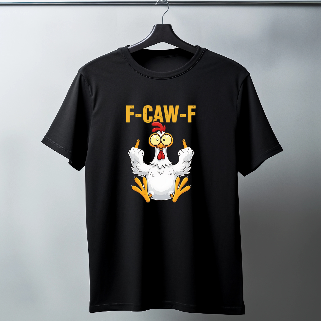KOSZULKA F_CAW_F CZARNA 100% BAWEŁNA