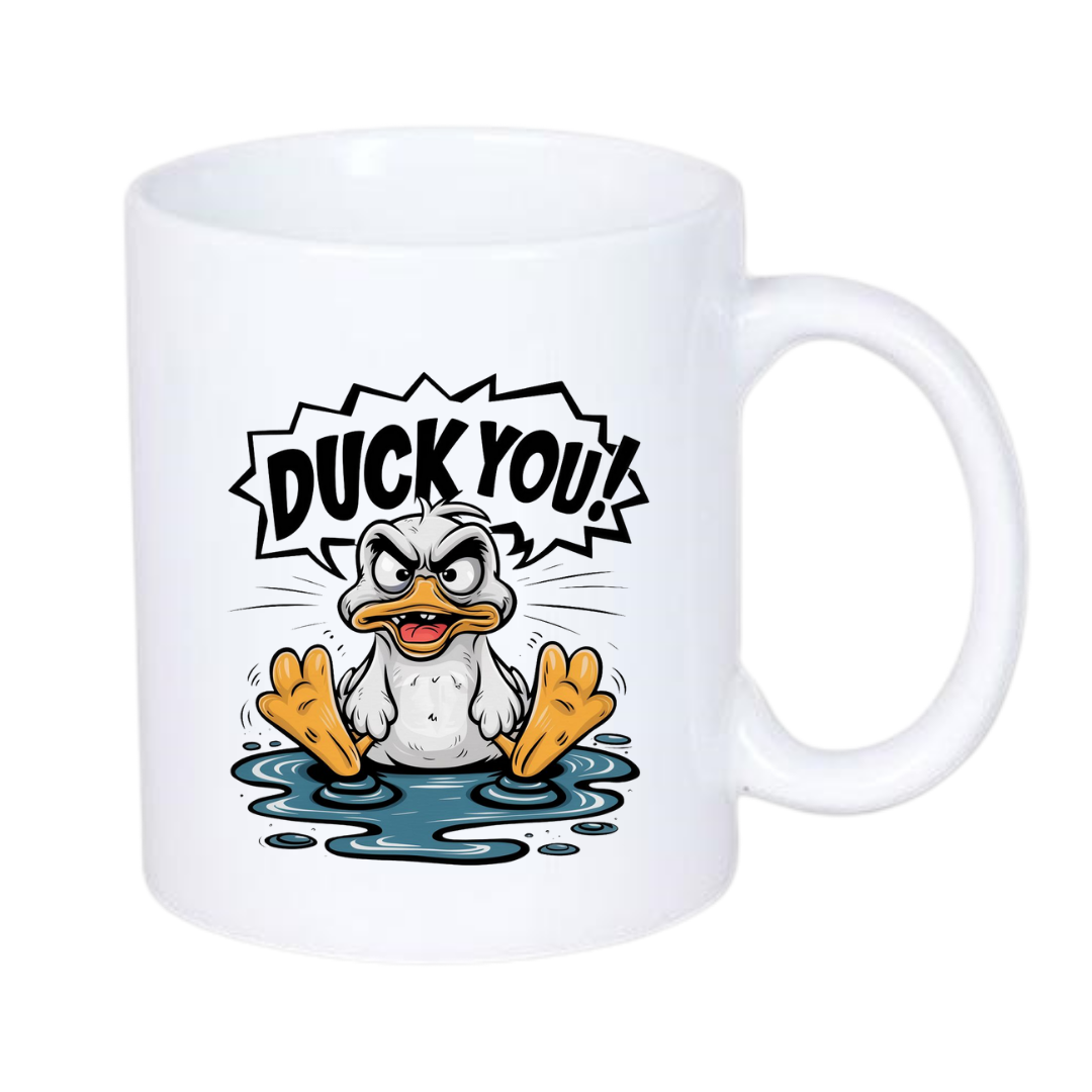 Kubek 330/300ml DUCK YOU ZABAWNY - obrazek 2