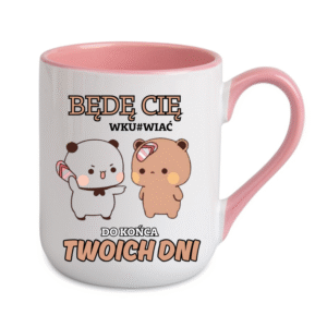 Kubek Coffe 330ml BĘDĘ CIĘ WKURW.. ZABWAWNY cenzura