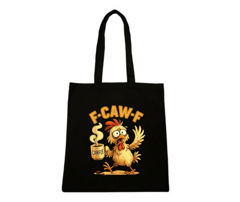 TORBA BAWEŁNIANA CZARNA F_CAW_F ZABAWNA