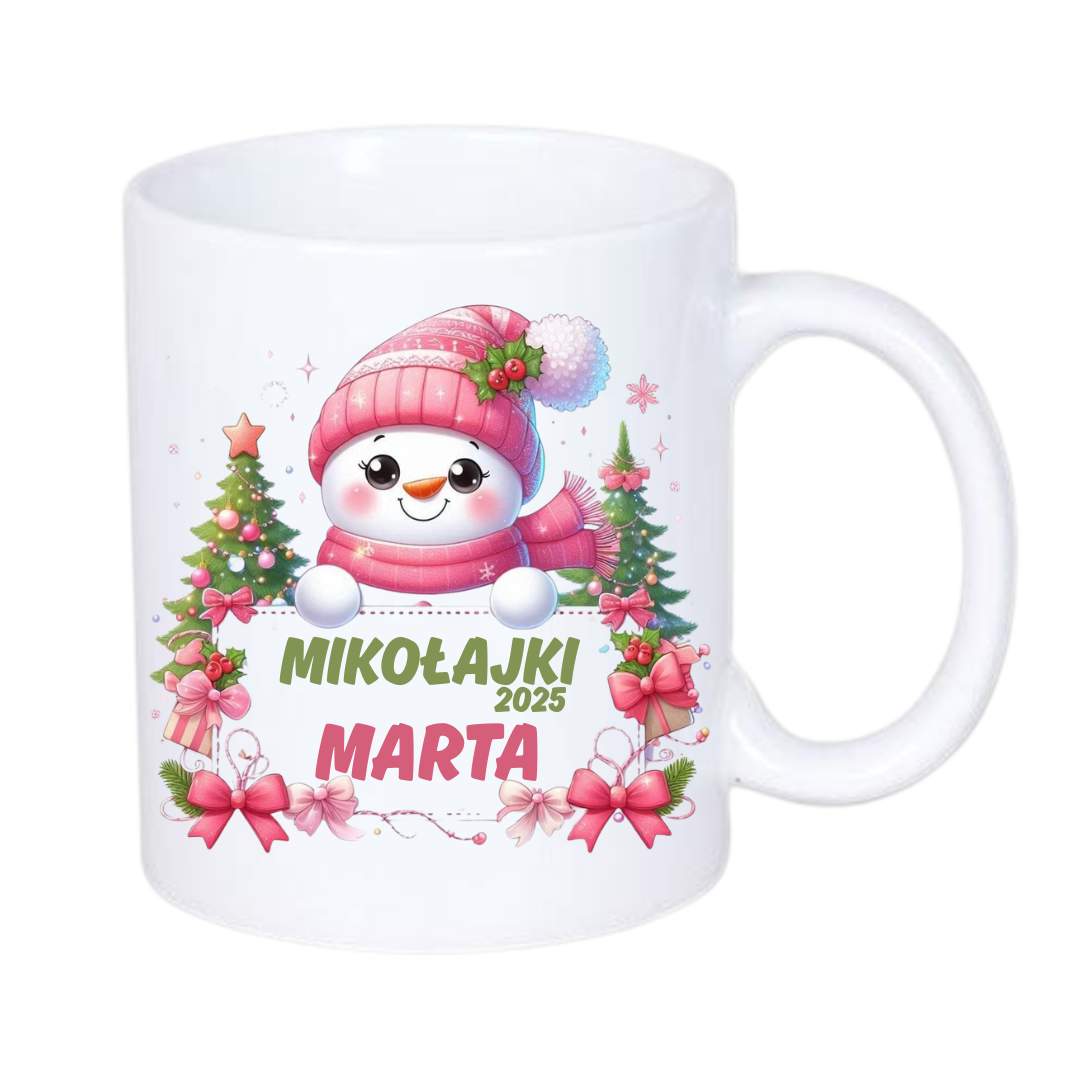 Kubek Świąteczny na Mikołajki dla dziecka