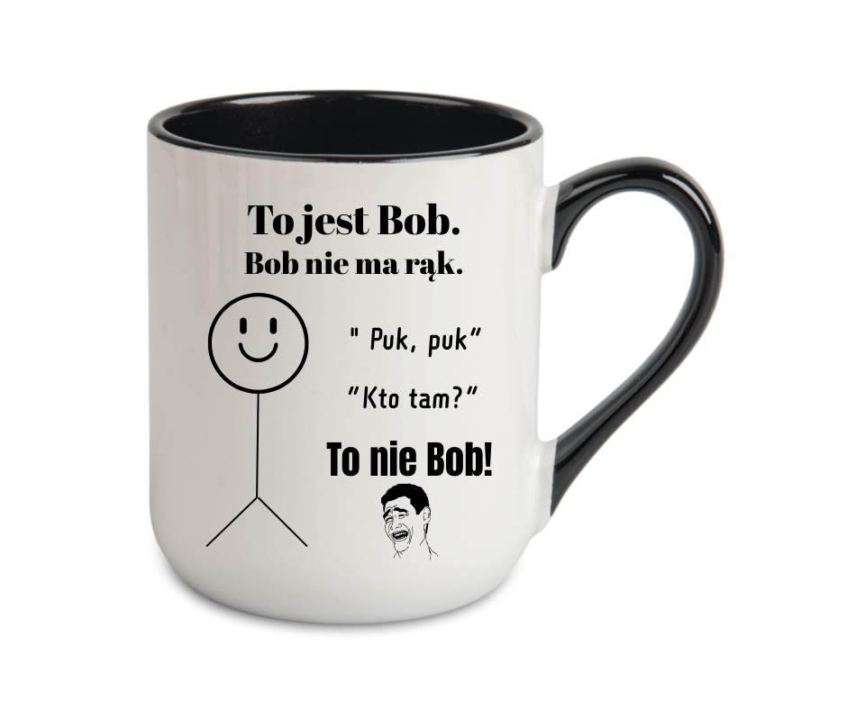 KUBEK ELEGANT COFFE 330ml TO JEST BOB ver.PL