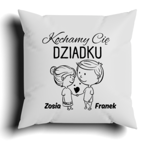 Poduszka na Dzień Babci Dzień Dziadka – Personalizacja