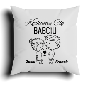 Poduszka na Dzień Babci Dzień Dziadka – Personalizacja