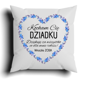 Poduszka na Dzień Babci Dzień Dziadka – Personalizacja