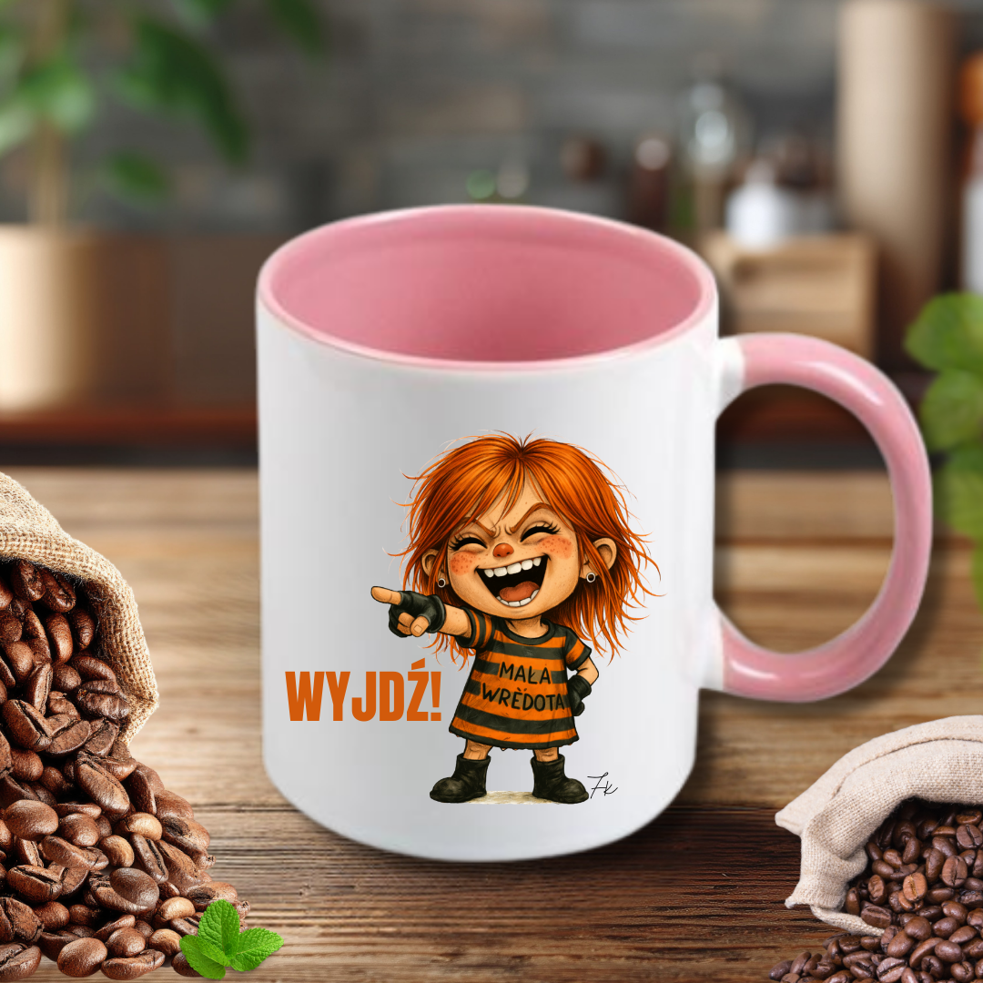 KUBEK Klasyczny 330ml Kolekcja - "Mała Wredota"
