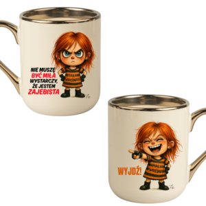 KUBEK COFFE / ELEGANT 330ml DUO Kolekcja – „Mała Wredota”