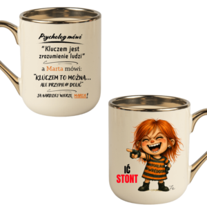 KUBEK COFFE / ELEGANT 330ml DUO Kolekcja – „Mała Wredota”