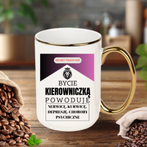KUBEK MEGA ELEGANT 440ml DLA KIEROWNICZKI ZAWÓD / STANOWISKO