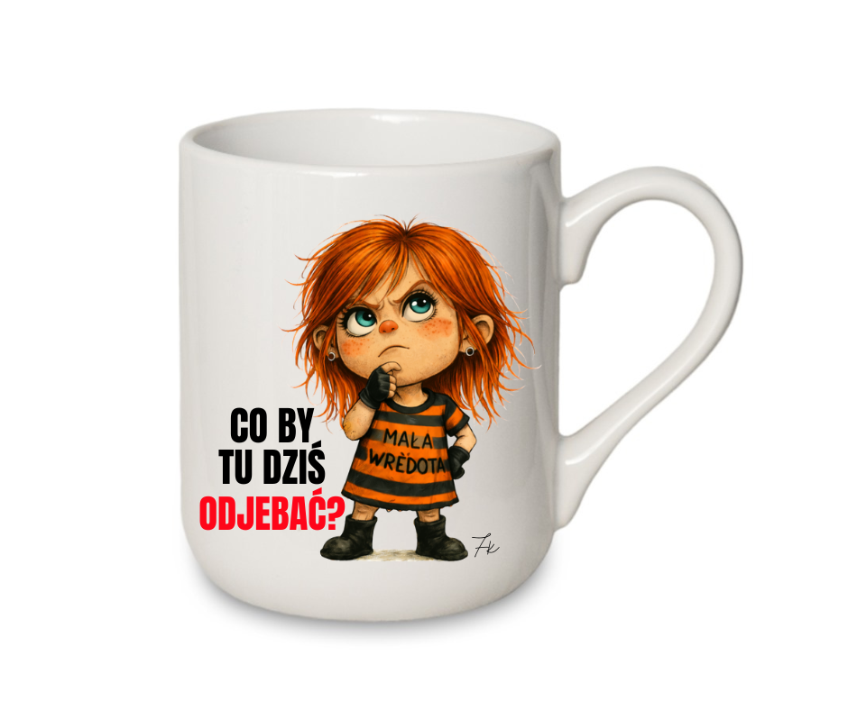 KUBEK COFFE / ELEGANT 330ml Kolekcja - "Mała Wredota" - obrazek 10