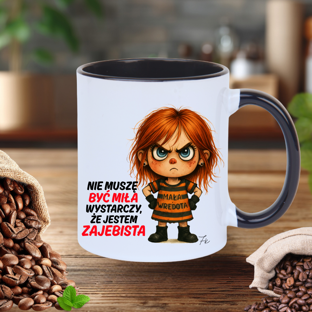 KUBEK Klasyczny 330ml Kolekcja - "Mała Wredota"