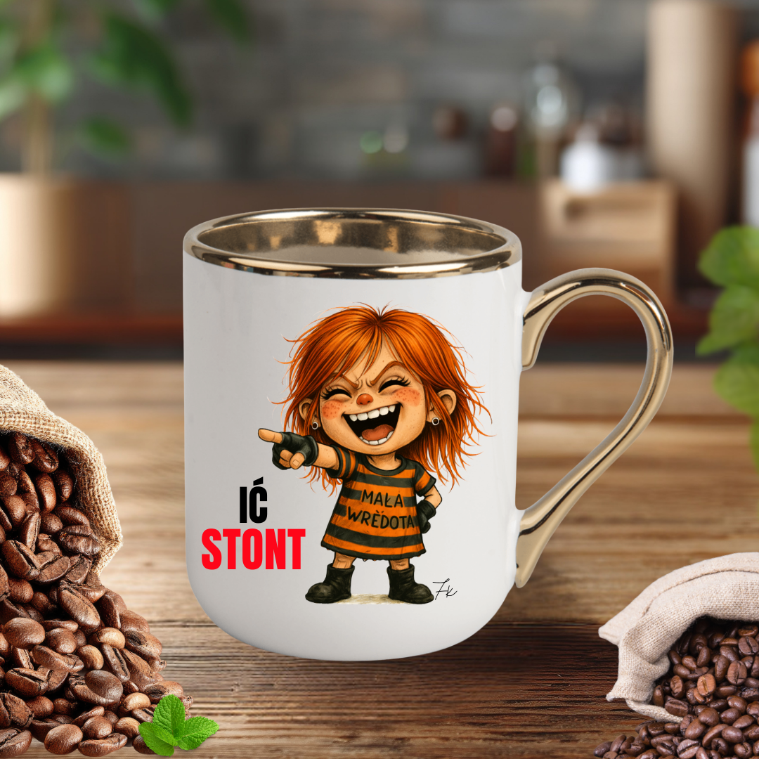 KUBEK COFFE / ELEGANT 330ml Kolekcja - "Mała Wredota"