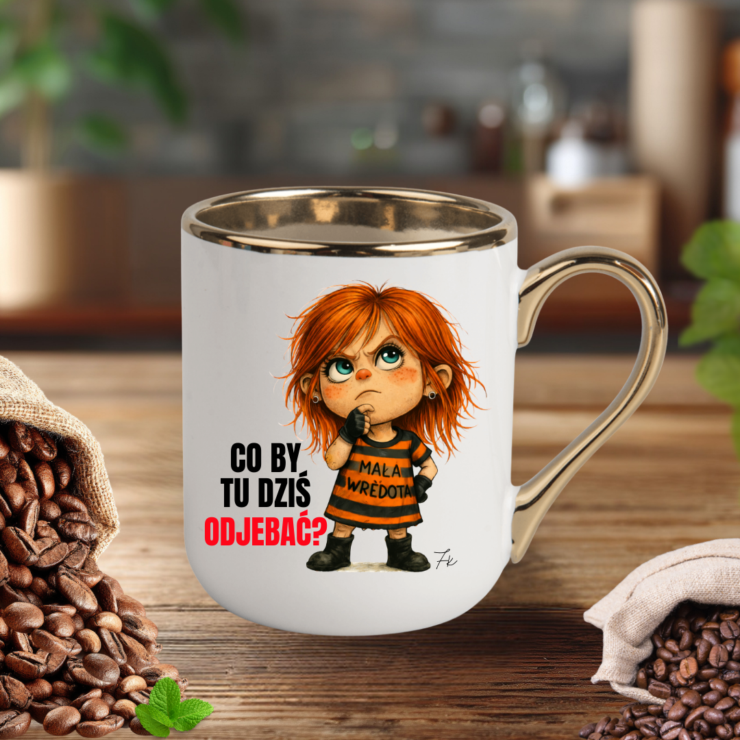 KUBEK COFFE / ELEGANT 330ml Kolekcja - "Mała Wredota"