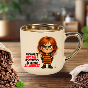 KUBEK MEGA ELEGANT 400ml Kolekcja – „Mała Wredota”