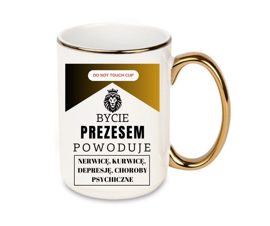KUBEK MEGA ELEGANT 440ml DLA PREZESA ZAWÓD / STANOWISKO - obrazek 3