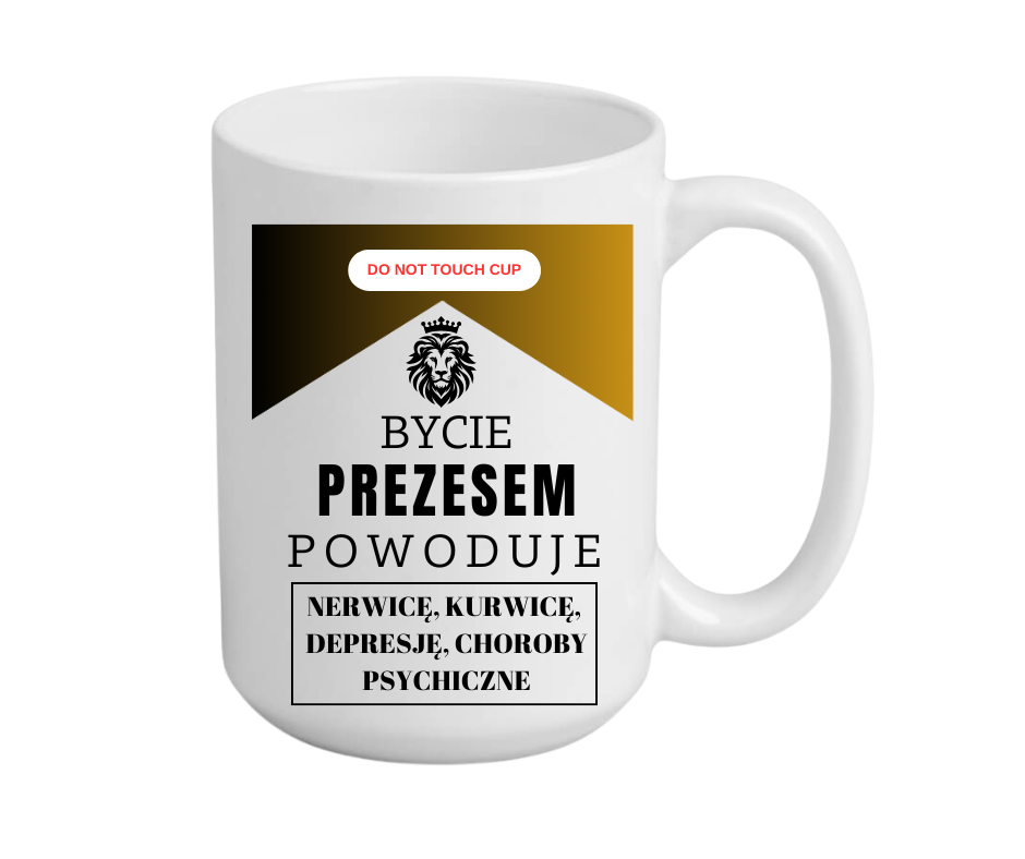 KUBEK MEGA ELEGANT 440ml DLA PREZESA ZAWÓD / STANOWISKO - obrazek 4