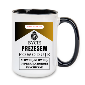KUBEK MEGA ELEGANT 440ml DLA PREZESA ZAWÓD / STANOWISKO