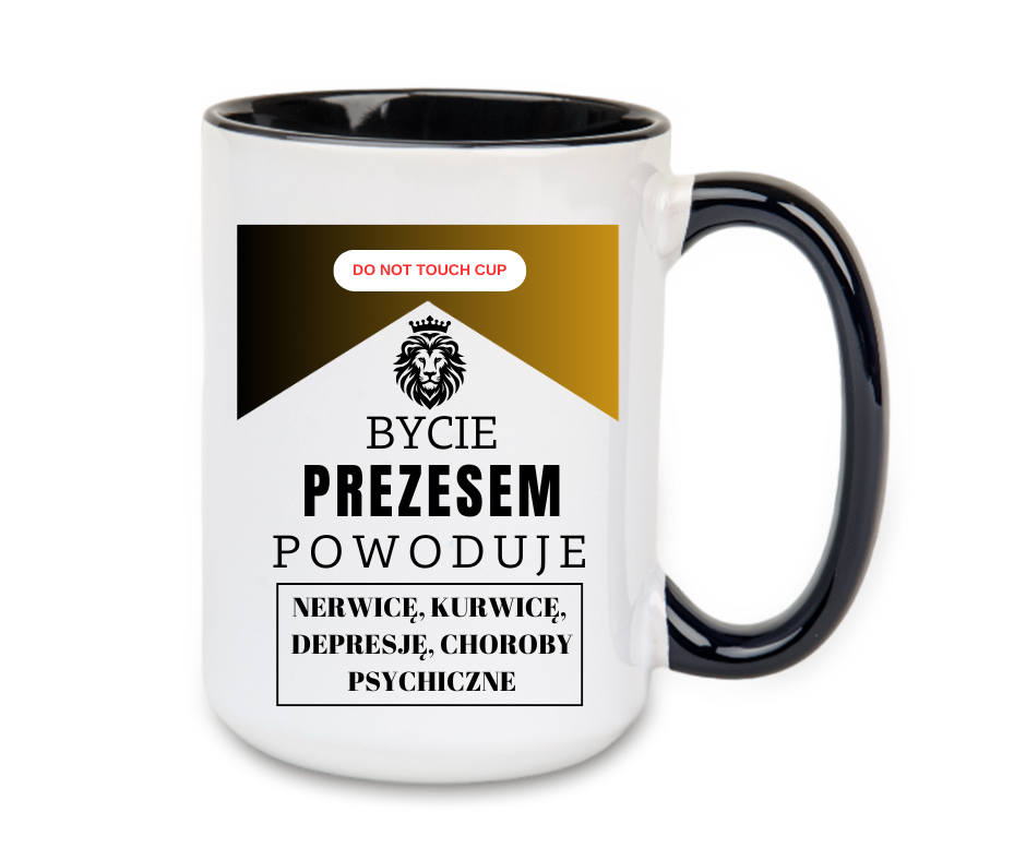 KUBEK MEGA ELEGANT 440ml DLA PREZESA ZAWÓD / STANOWISKO - obrazek 2
